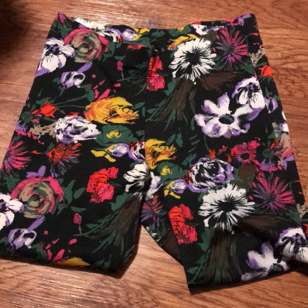 Floral leggings medium